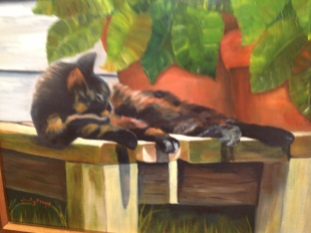 Cat Napping $735 18X15